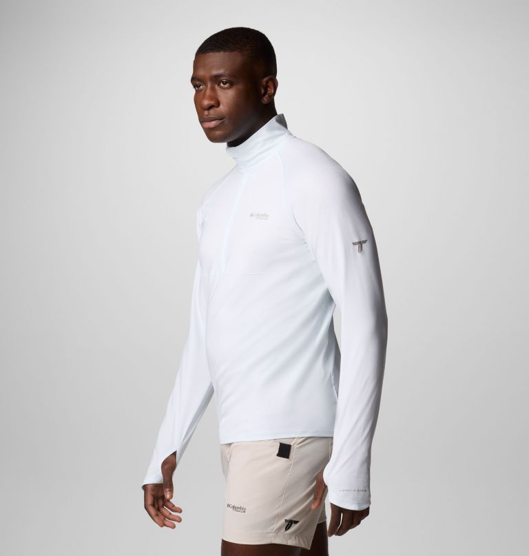 men summit valley long sleeve half zip shirt