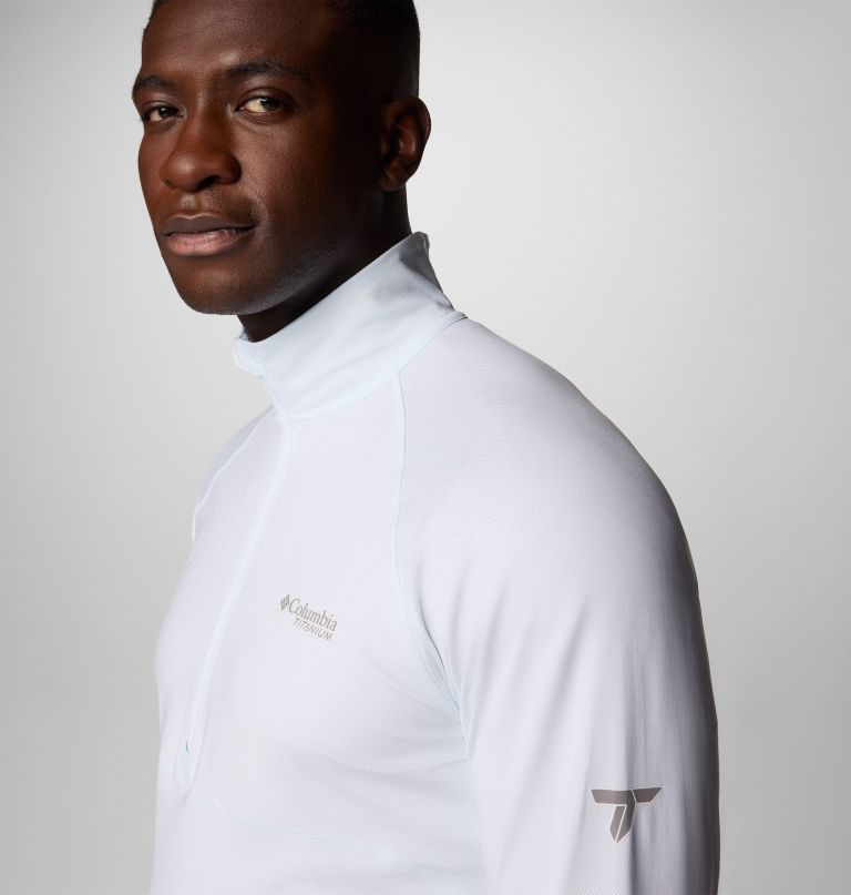 men summit valley long sleeve half zip shirt