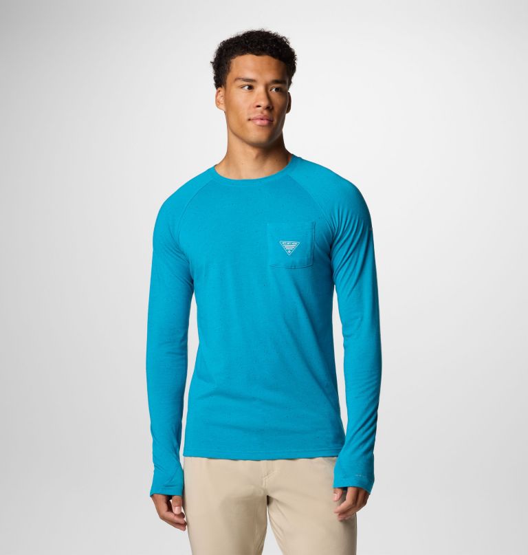 men pfg uncharted neps long sleeve shirt