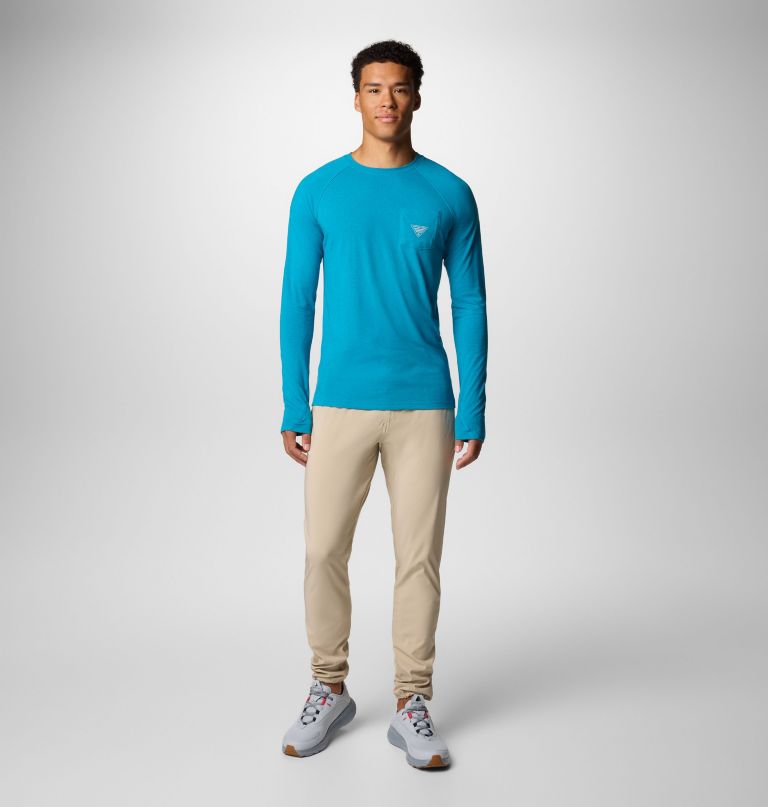 men pfg uncharted neps long sleeve shirt