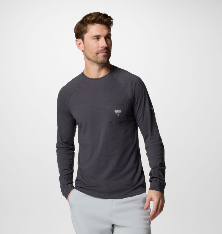 men pfg uncharted neps long sleeve shirt