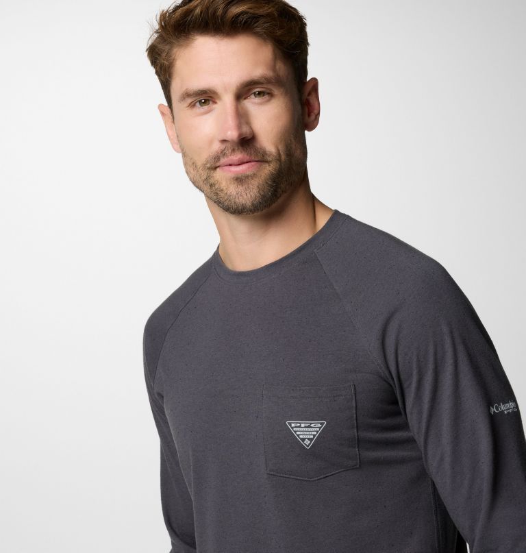 men pfg uncharted neps long sleeve shirt