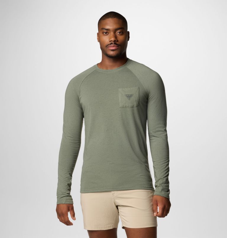 men pfg uncharted neps long sleeve shirt