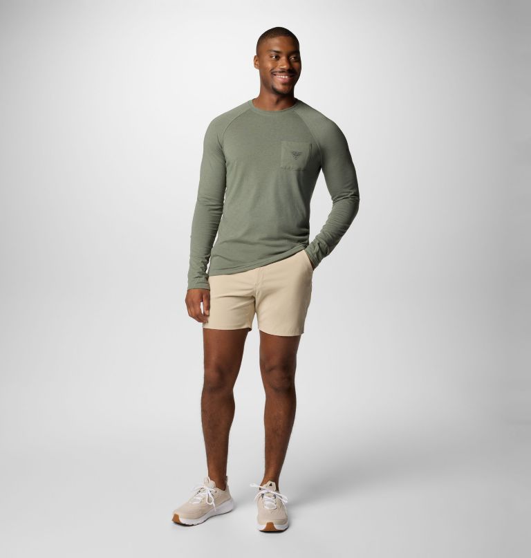 men pfg uncharted neps long sleeve shirt