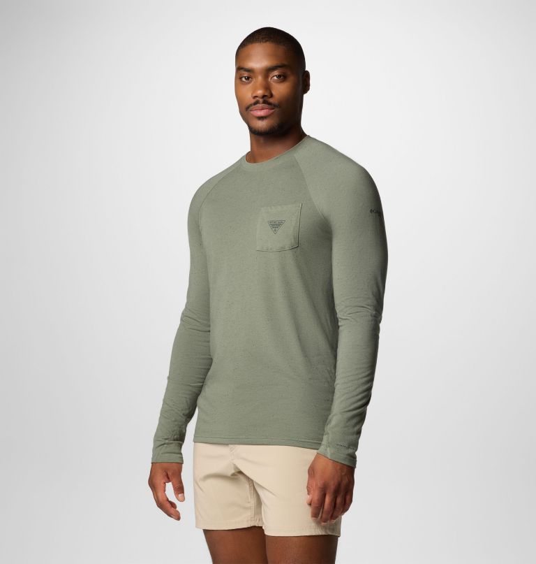 men pfg uncharted neps long sleeve shirt