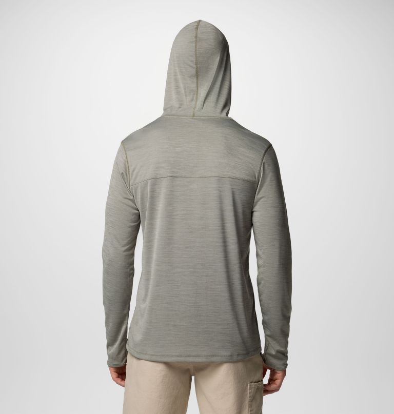 men sage peak knit hoodie