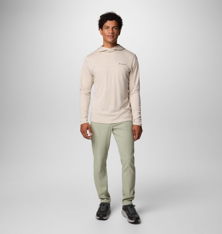 men sage peak knit hoodie
