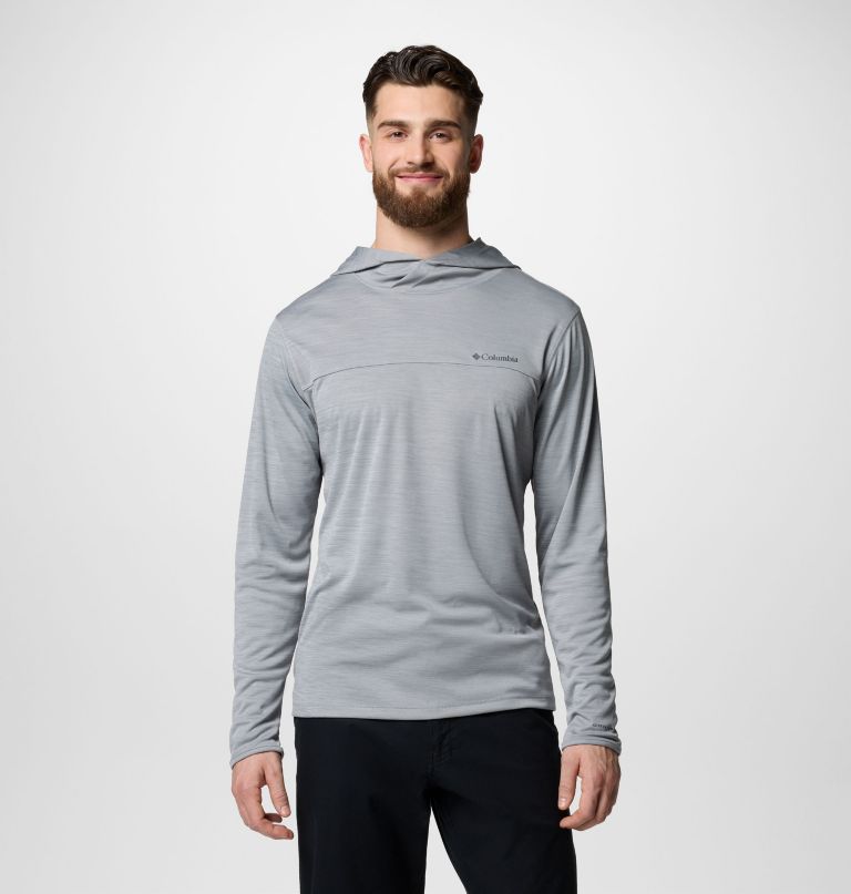 men sage peak knit hoodie