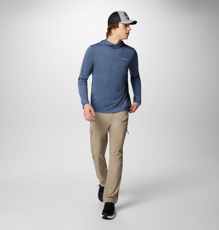 men sage peak knit hoodie