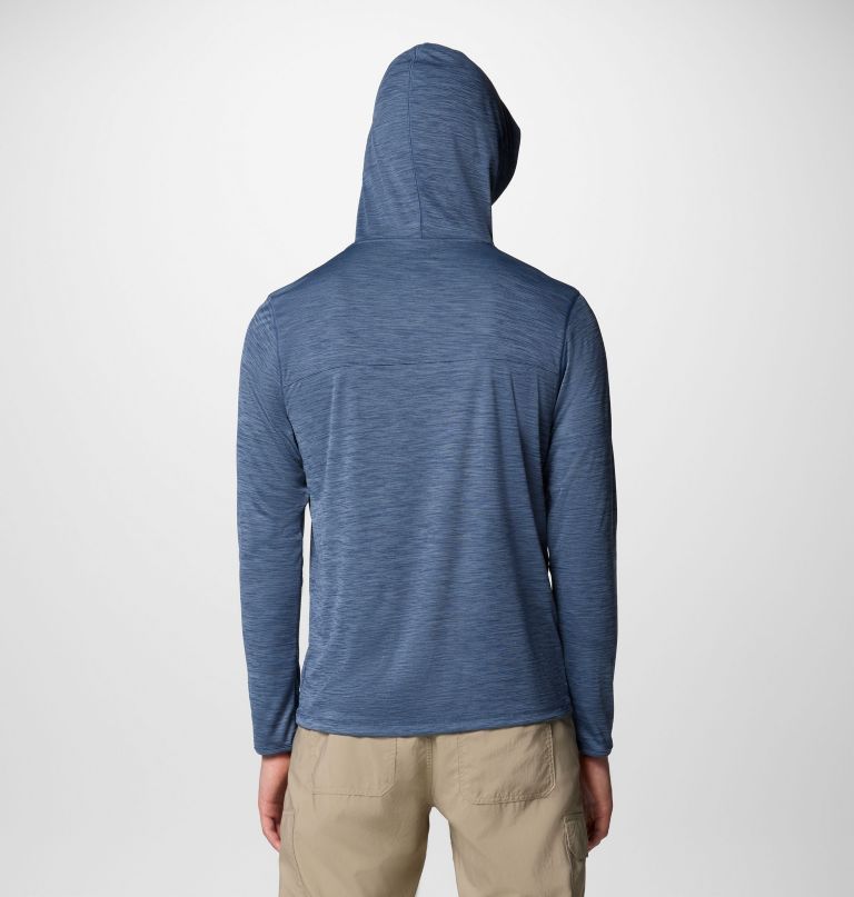 men sage peak knit hoodie