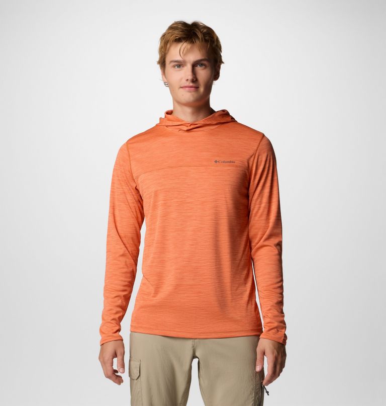 men sage peak knit hoodie