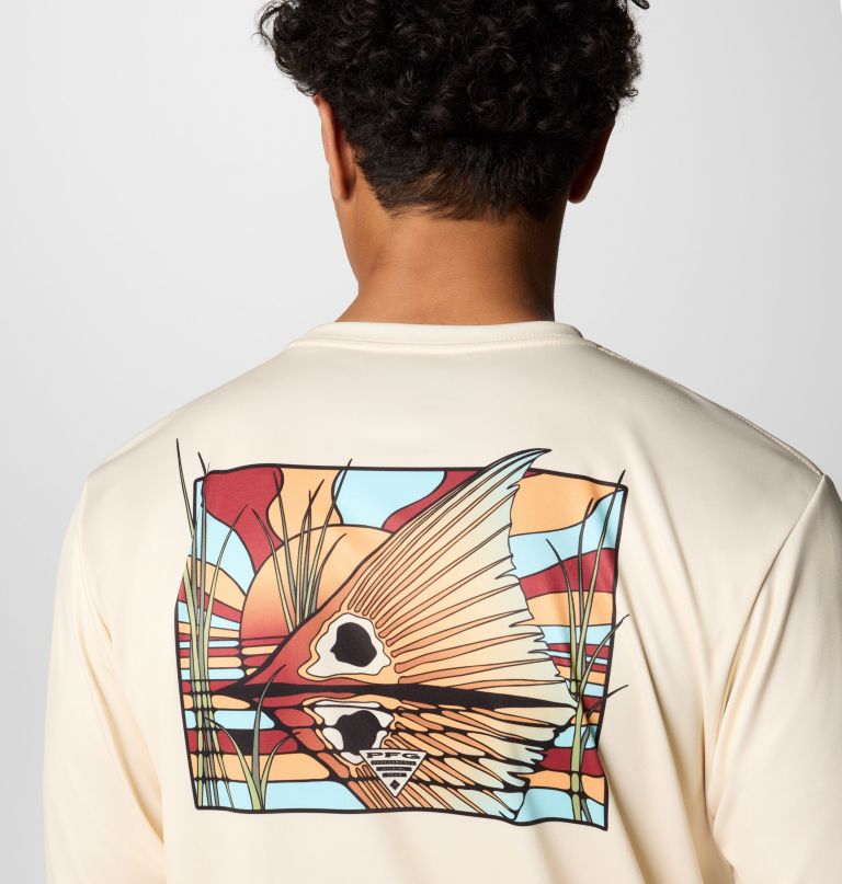 men terminal tackle pfg fish shine long sleeve shirt
