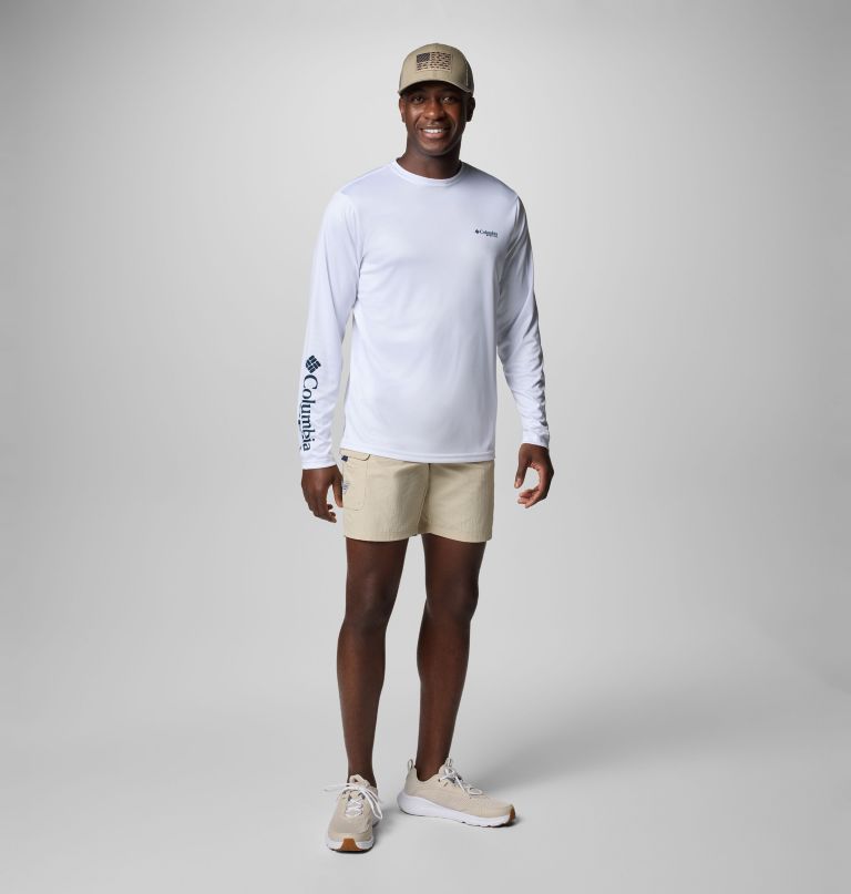 men terminal tackle pfg fish shine long sleeve shirt