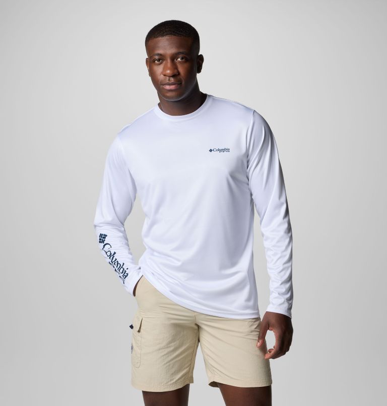 men terminal tackle pfg fish shine long sleeve shirt