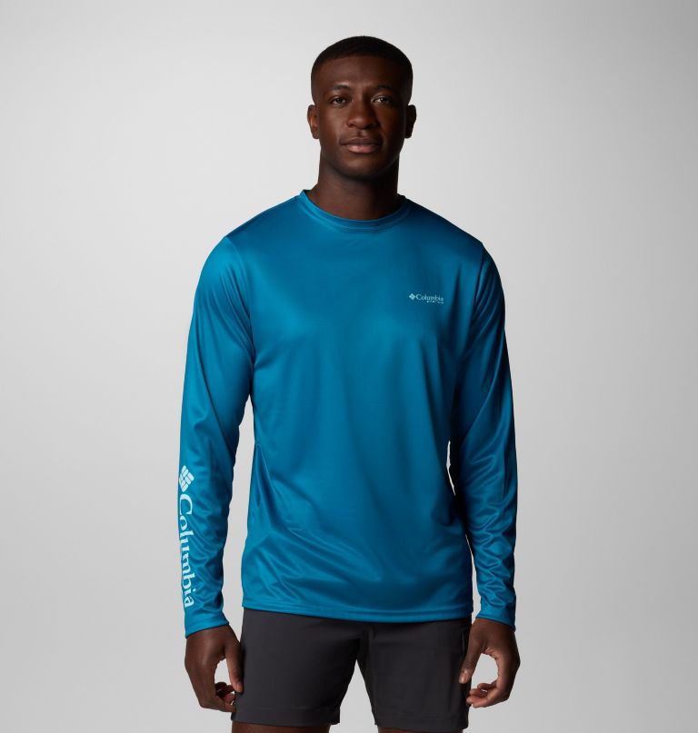 men terminal tackle pfg fish shine long sleeve shirt