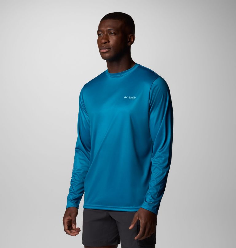 men terminal tackle pfg fish shine long sleeve shirt