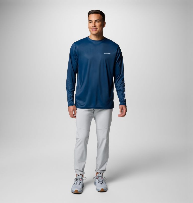 men terminal tackle pfg fish shine long sleeve shirt