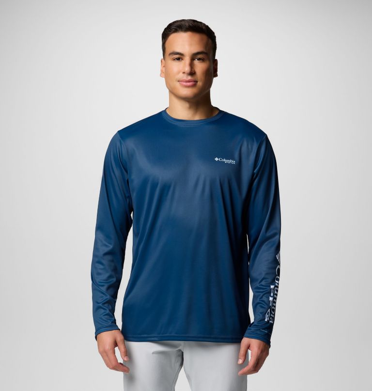 men terminal tackle pfg fish shine long sleeve shirt