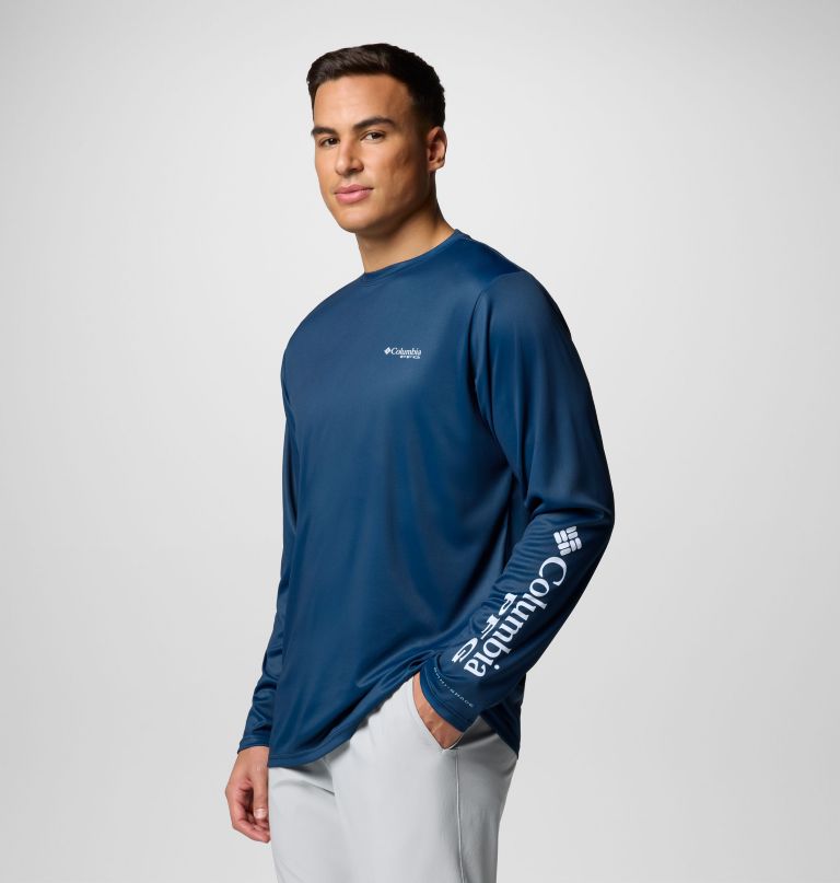 men terminal tackle pfg fish shine long sleeve shirt
