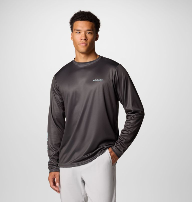 men terminal tackle pfg fish shine long sleeve shirt
