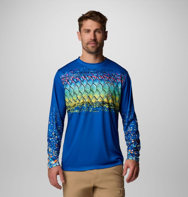 men terminal tackle pfg x bentley long sleeve shirt