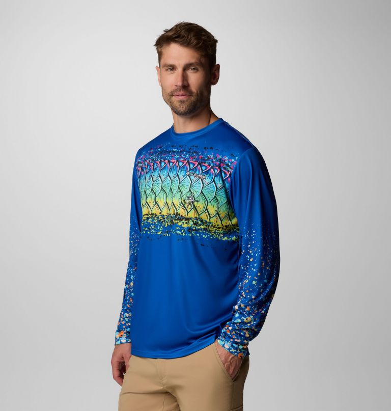 men terminal tackle pfg x bentley long sleeve shirt
