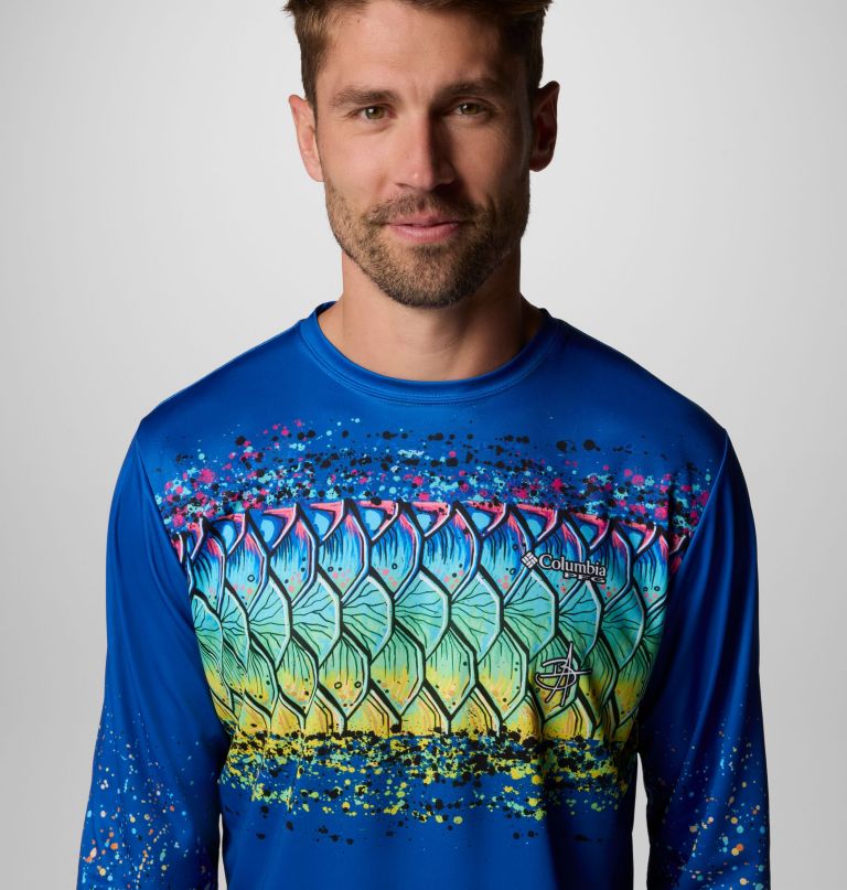 men terminal tackle pfg x bentley long sleeve shirt