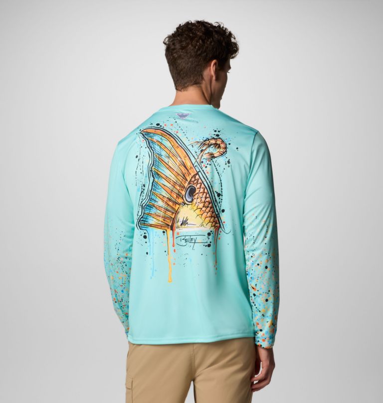 men terminal tackle pfg x bentley long sleeve shirt