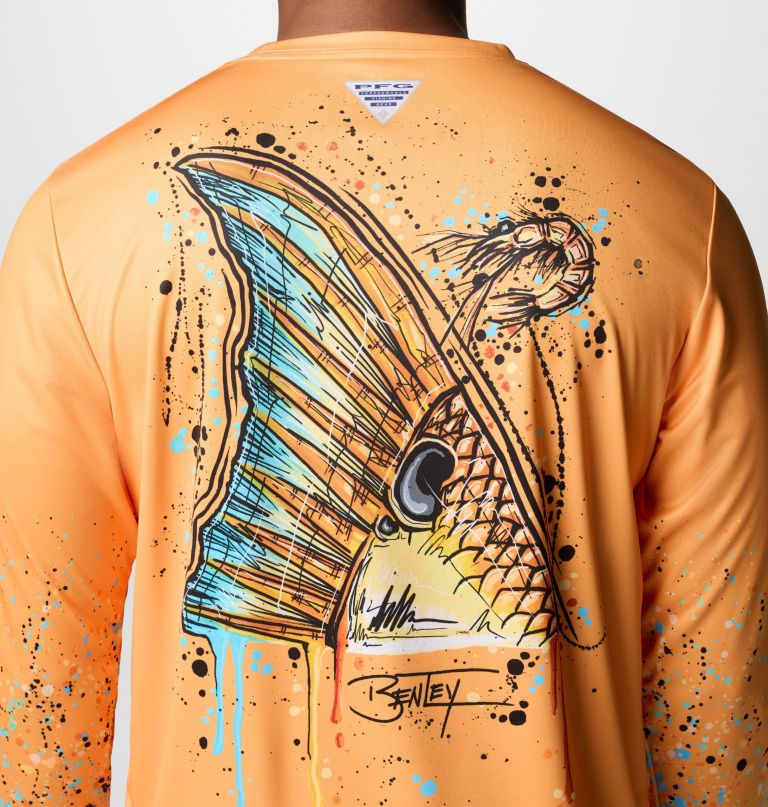 men terminal tackle pfg x bentley long sleeve shirt