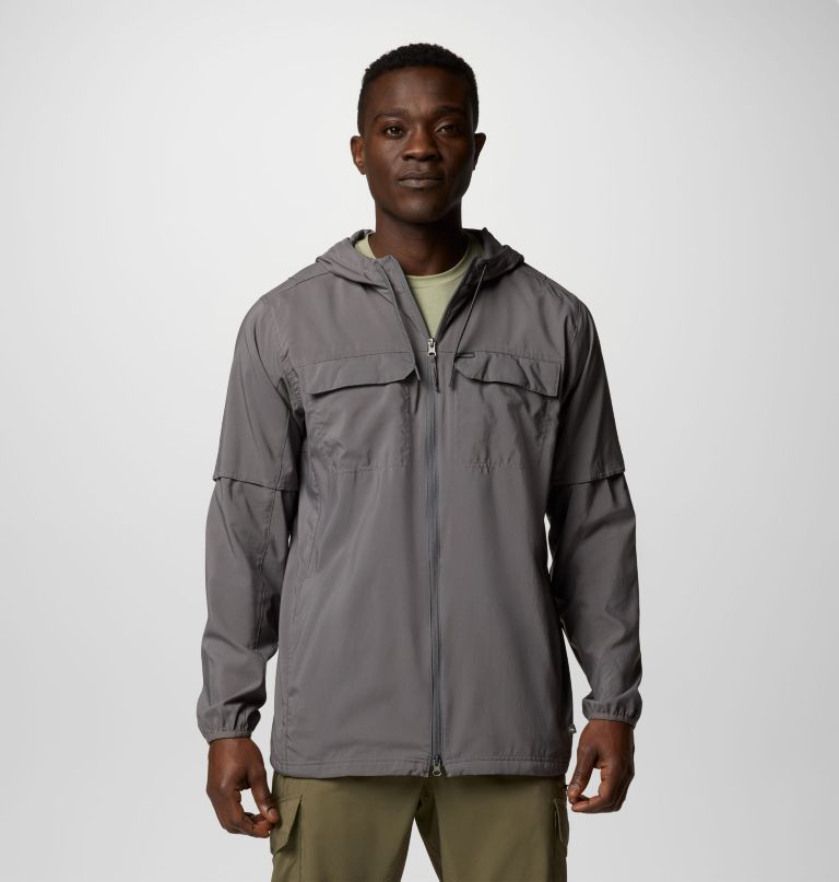 men skien valley hooded long sleeve shirt