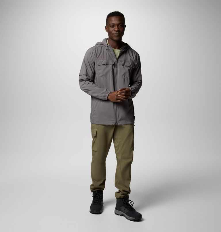 men skien valley hooded long sleeve shirt