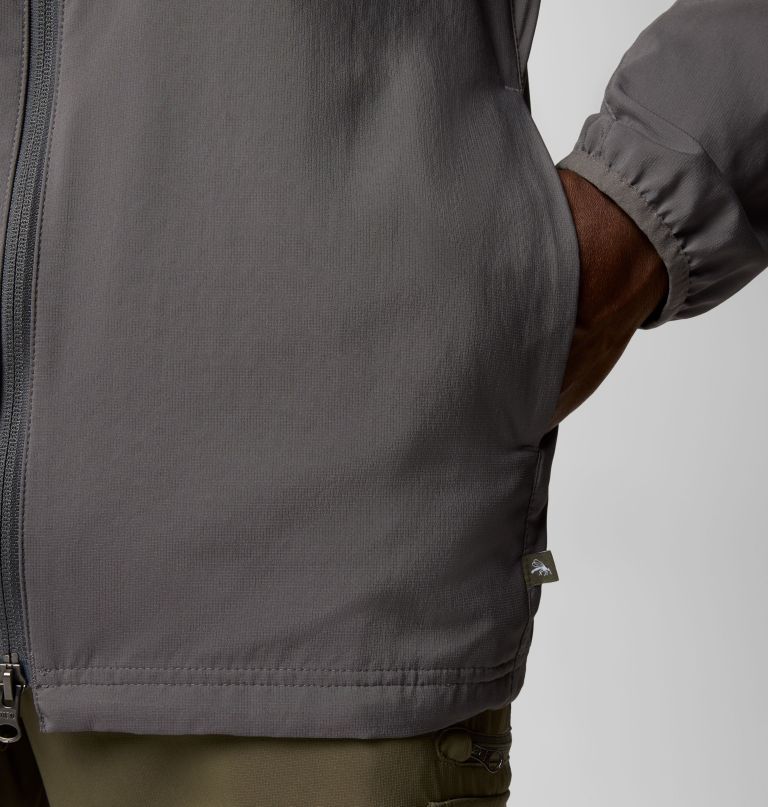 men skien valley hooded long sleeve shirt