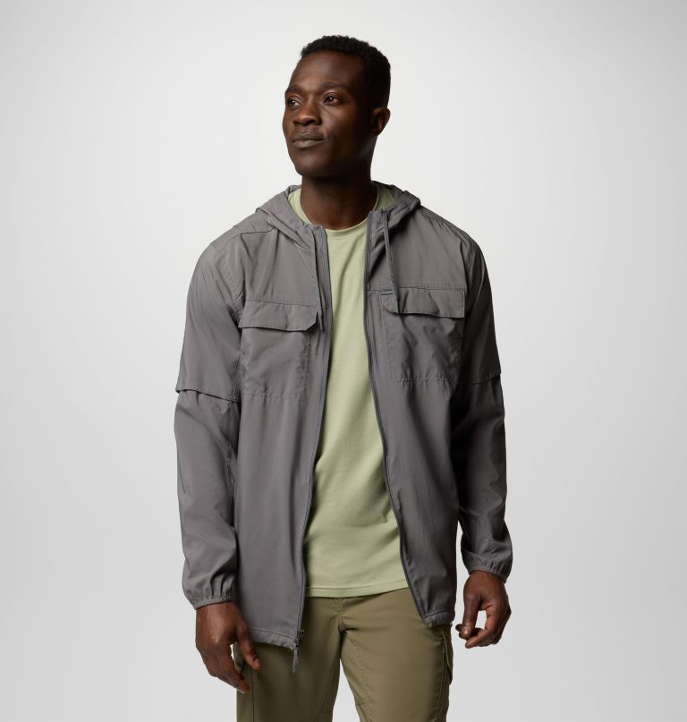 men skien valley hooded long sleeve shirt