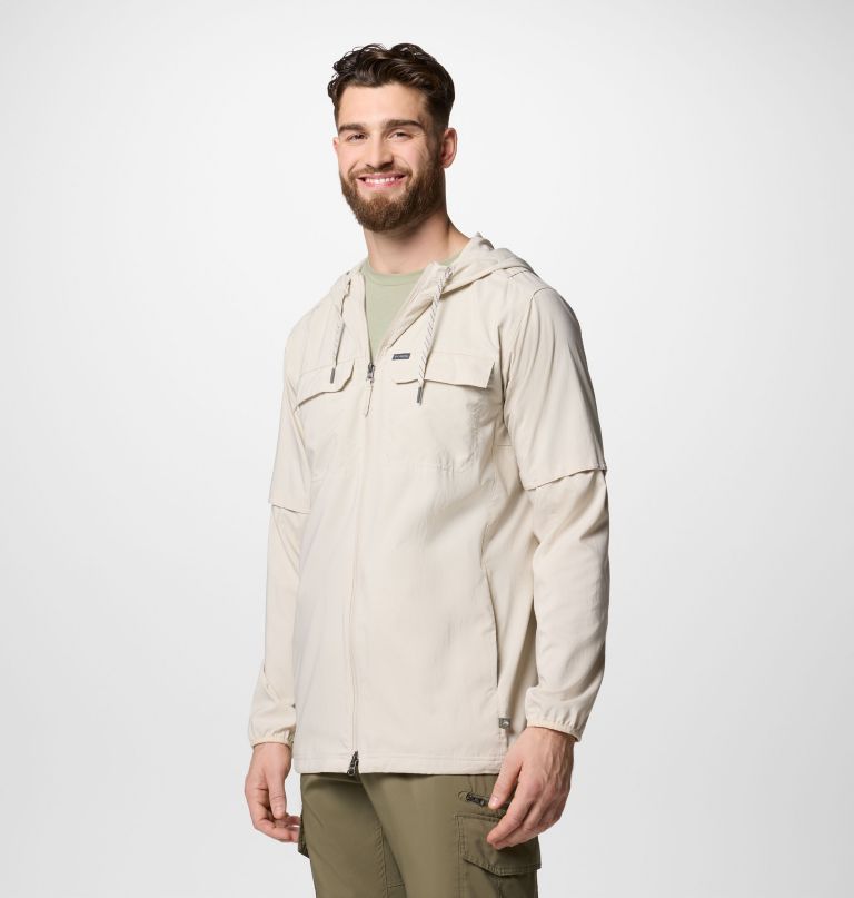men skien valley hooded long sleeve shirt
