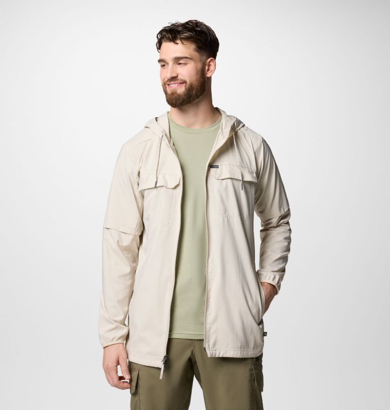 men skien valley hooded long sleeve shirt