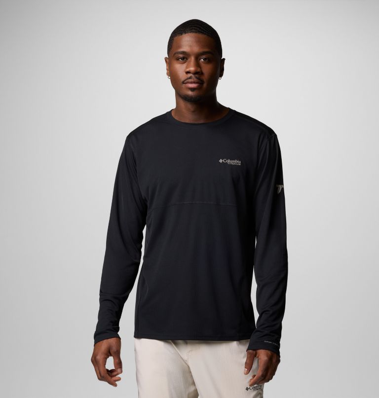 men cirque river pro long sleeve crew shirt