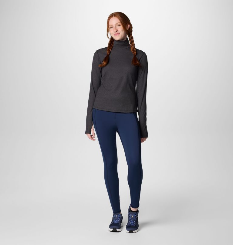 women boundless days knit turtleneck long sleeve shirt