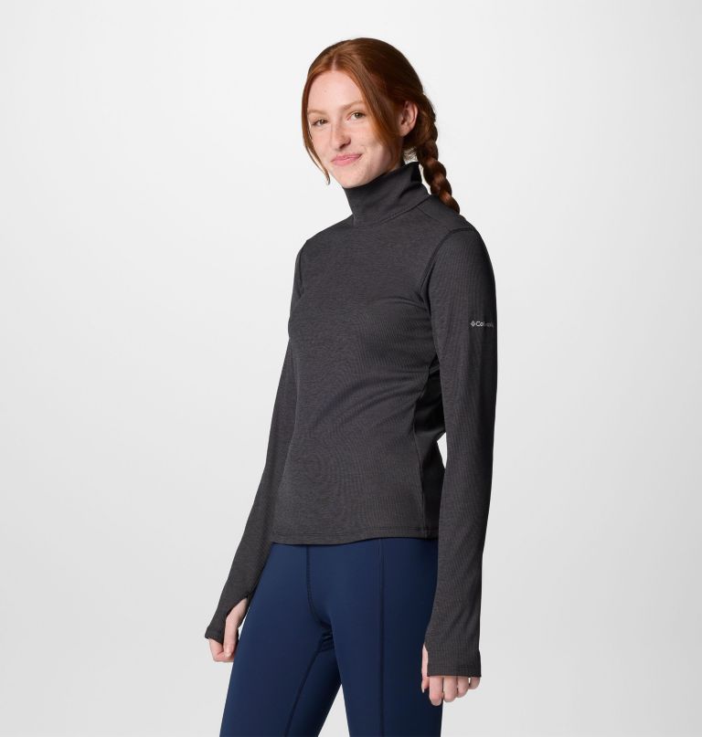 women boundless days knit turtleneck long sleeve shirt