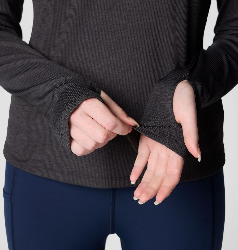 women boundless days knit turtleneck long sleeve shirt