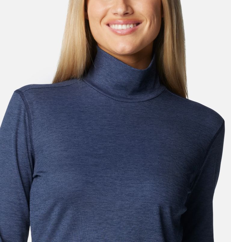 women boundless days knit turtleneck long sleeve shirt