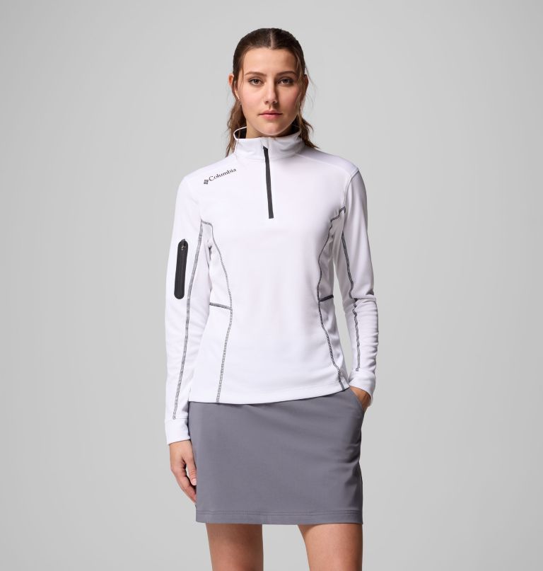 women shotgun quarter zip golf pullover