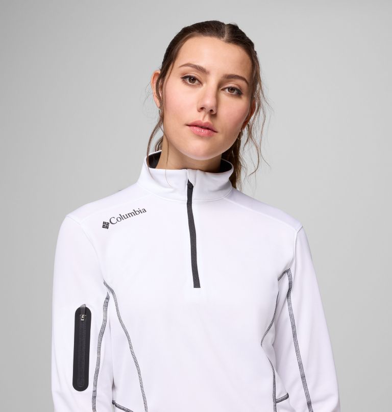 women shotgun quarter zip golf pullover