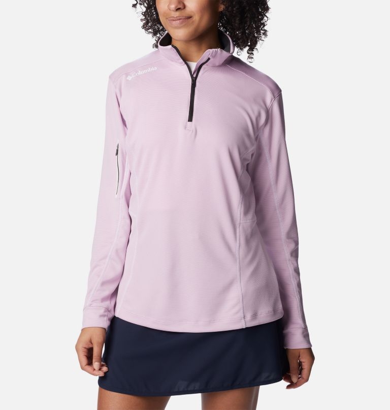 women shotgun quarter zip golf pullover