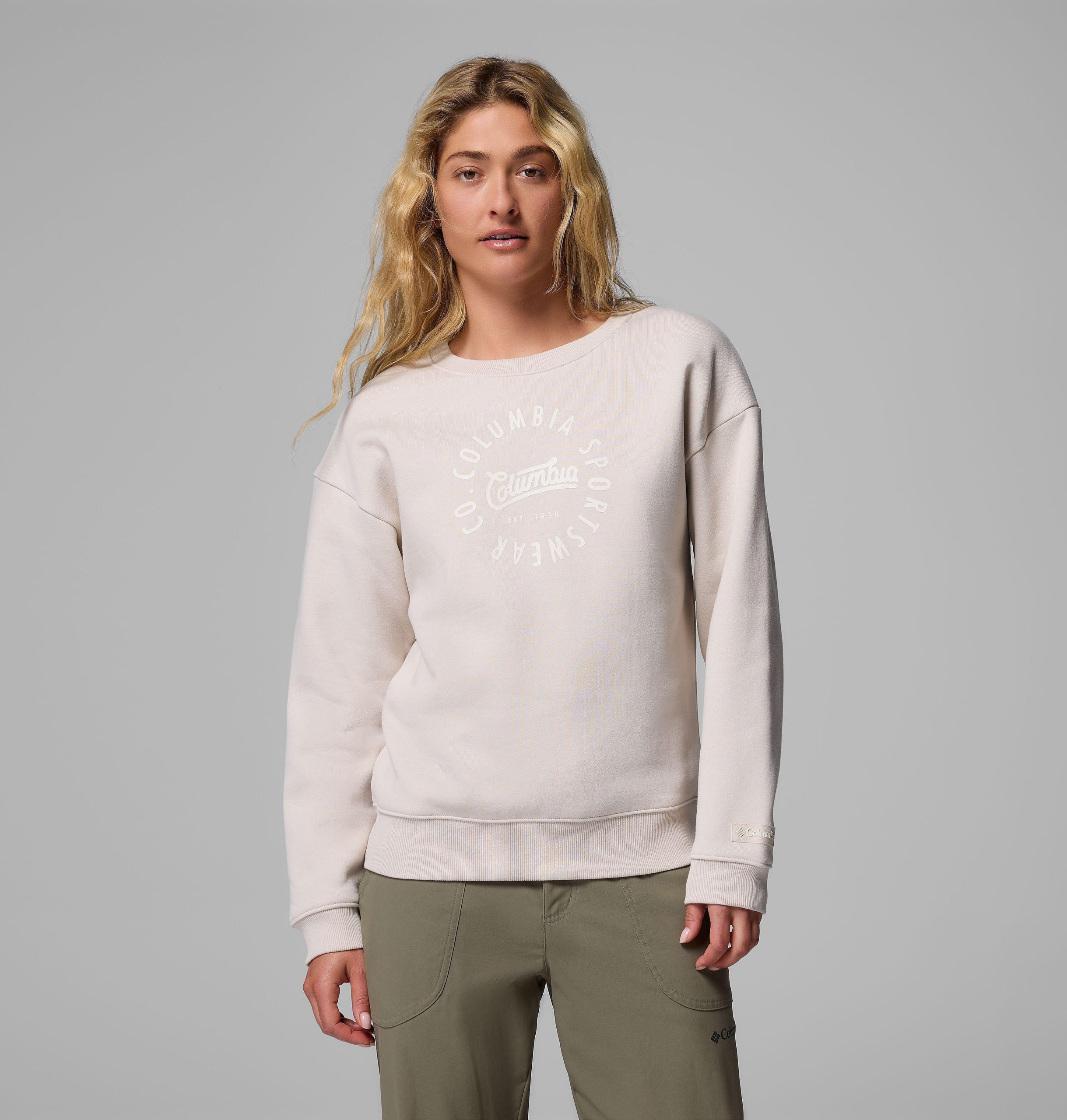 dames meridian creek crew shirt