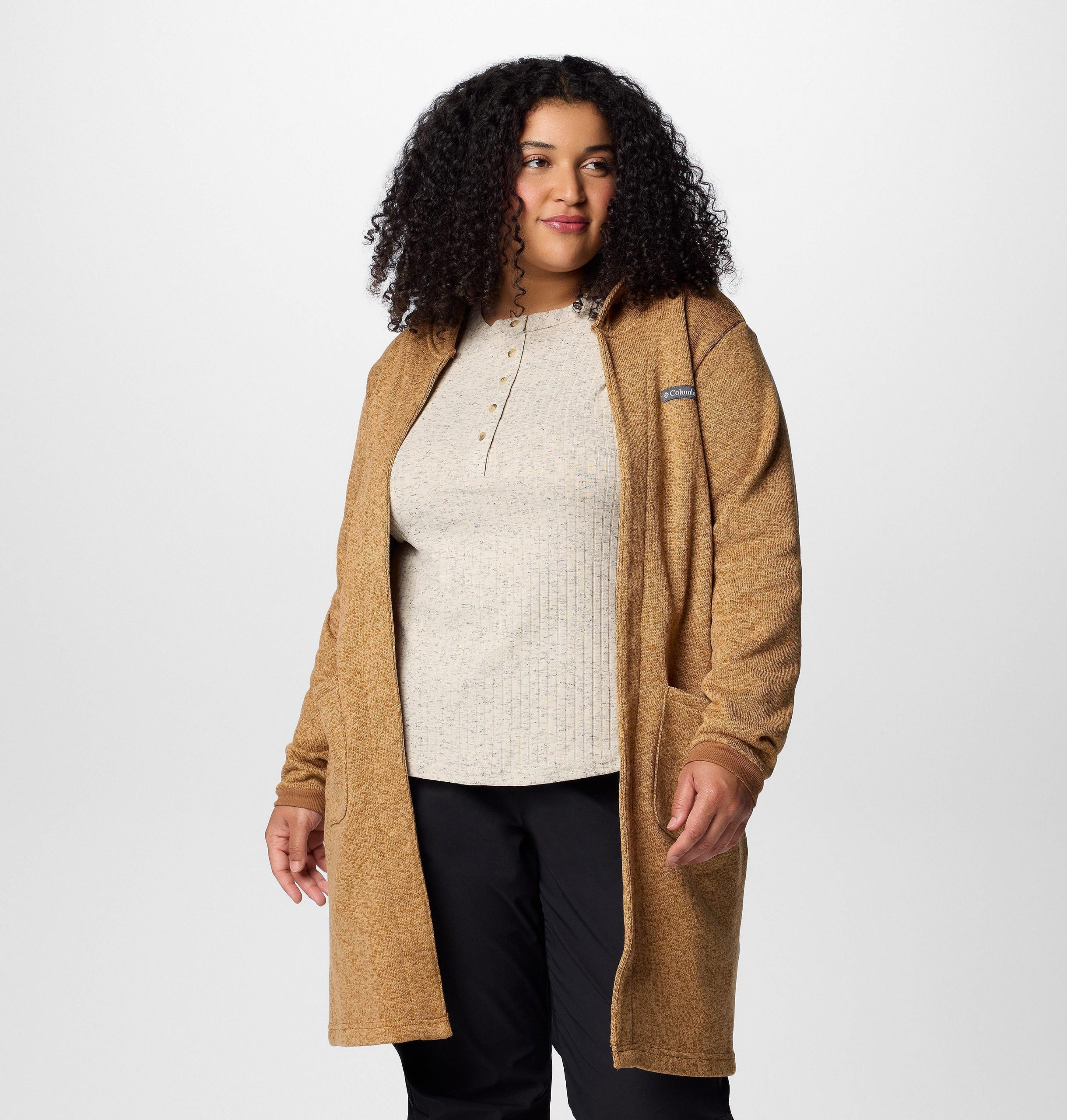 damesvest met capuchon montavilla - plus size