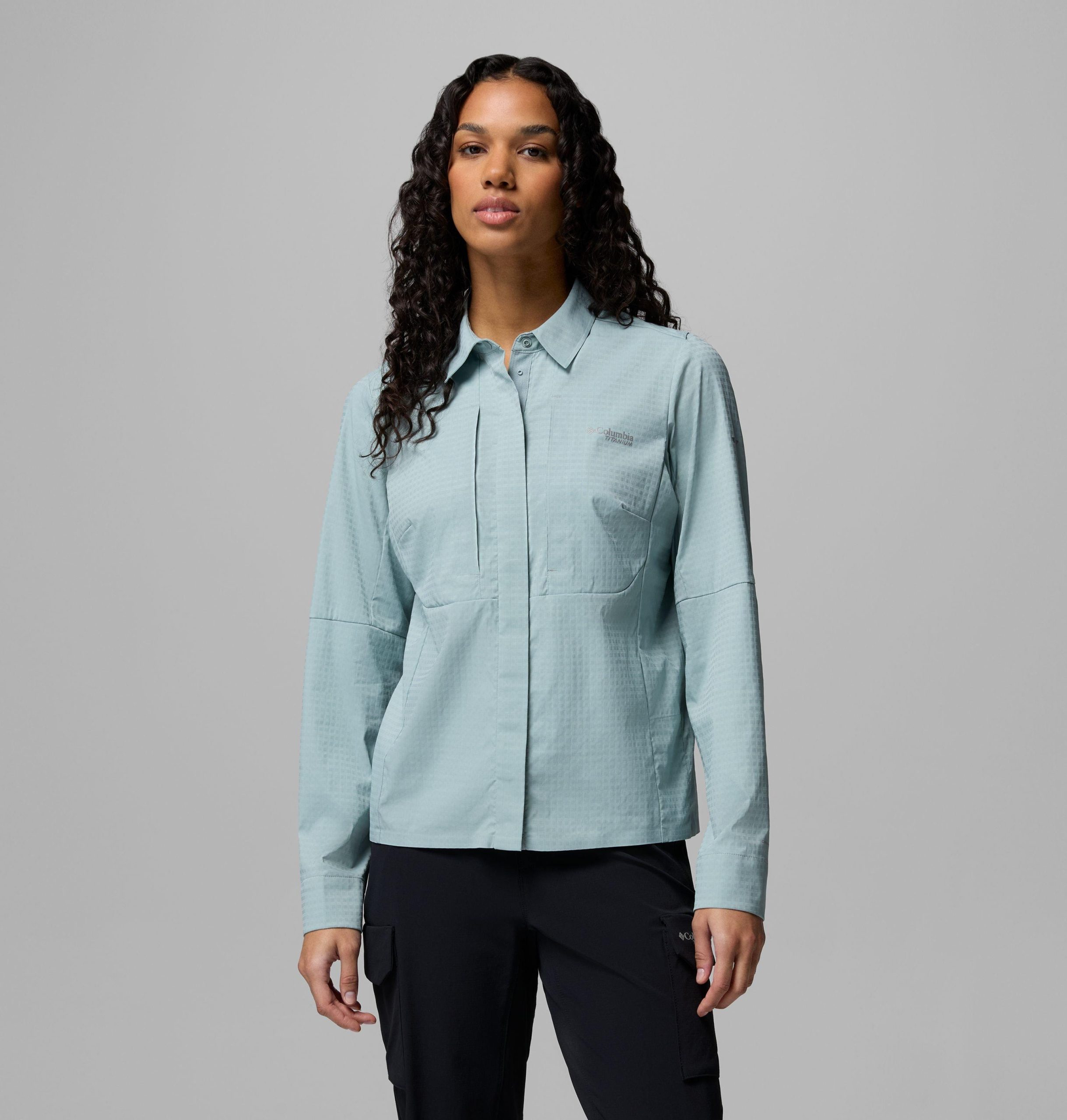 dames ridge ascent geweven longsleeve