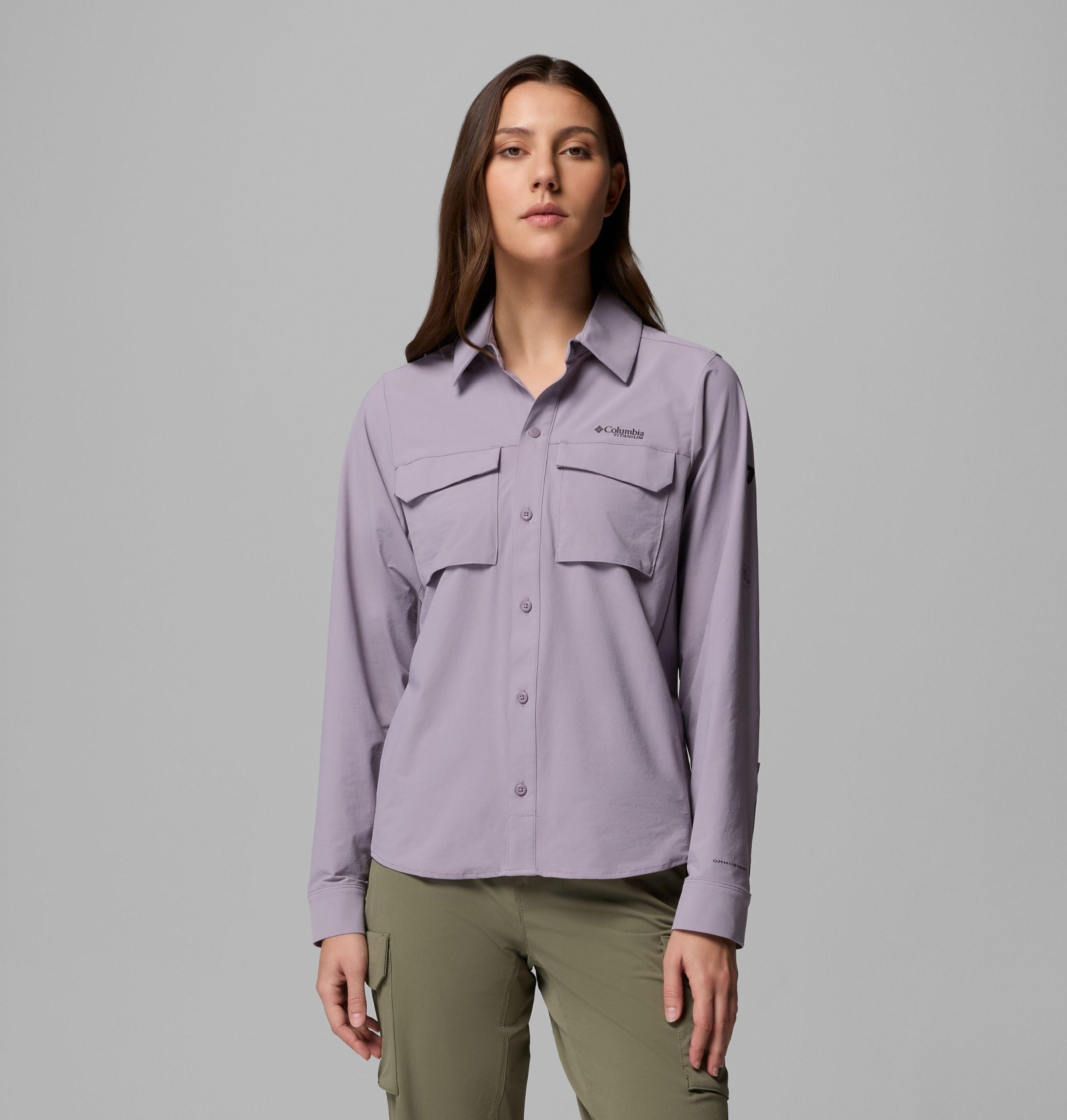 dames silver ridge elite geweven longsleeve