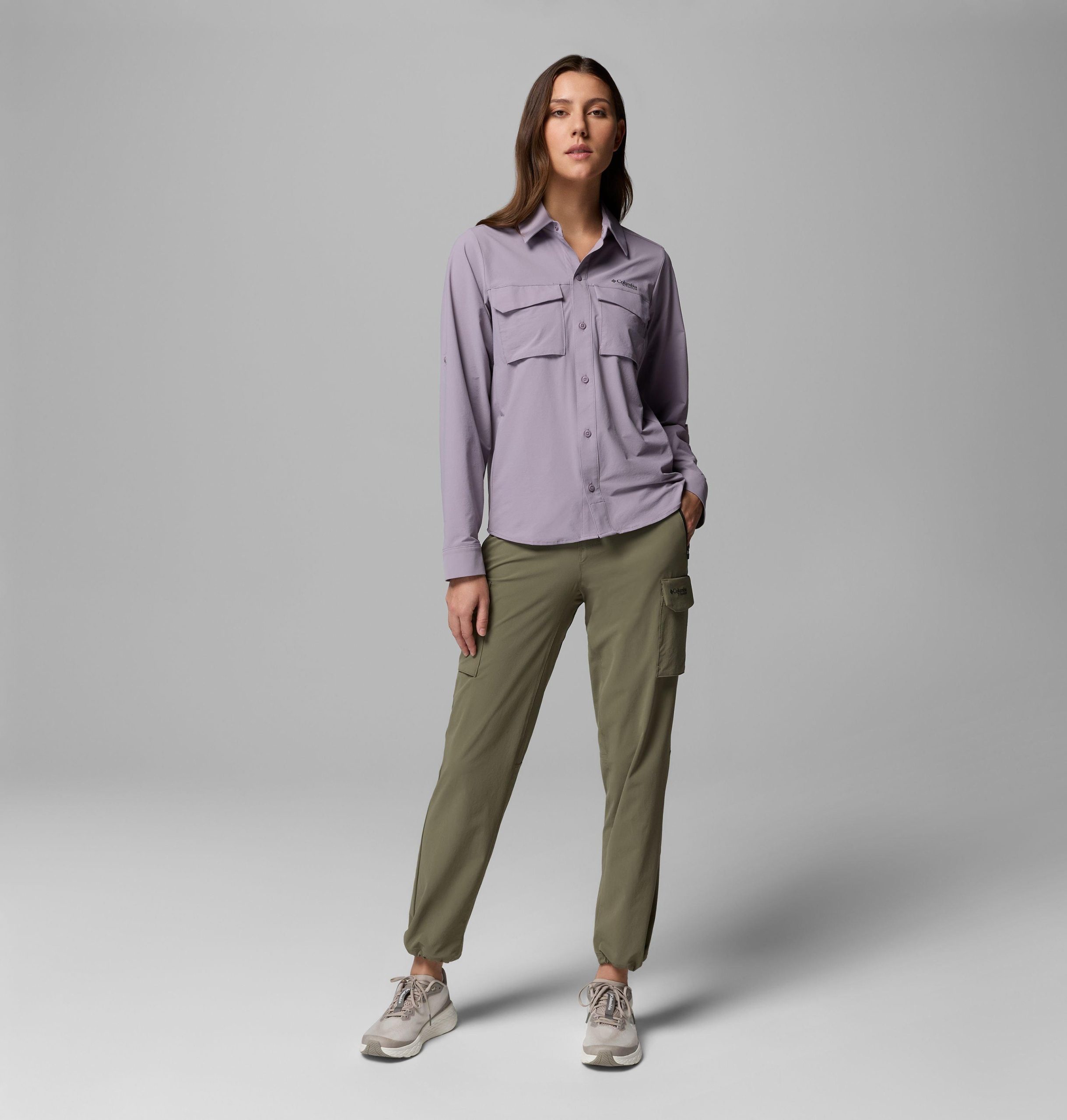 dames silver ridge elite geweven longsleeve