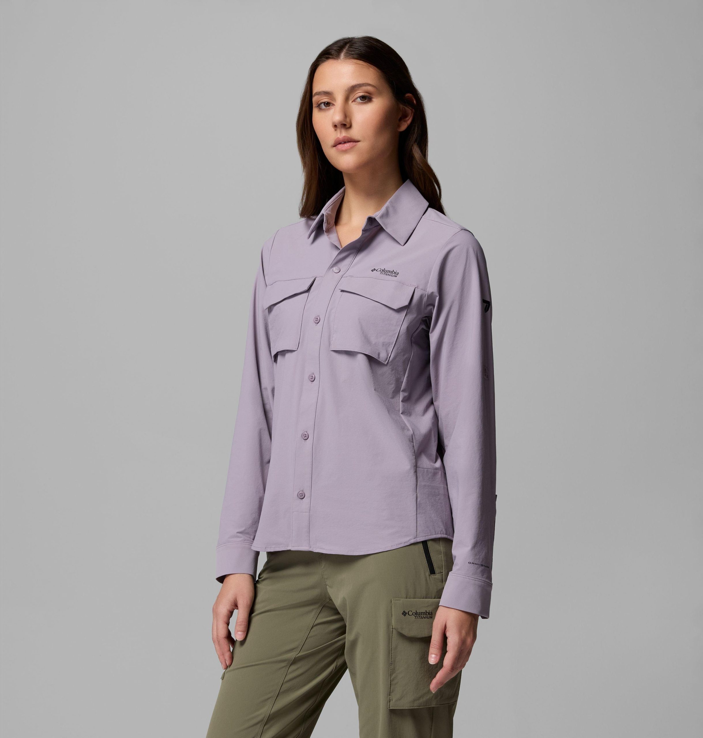 dames silver ridge elite geweven longsleeve