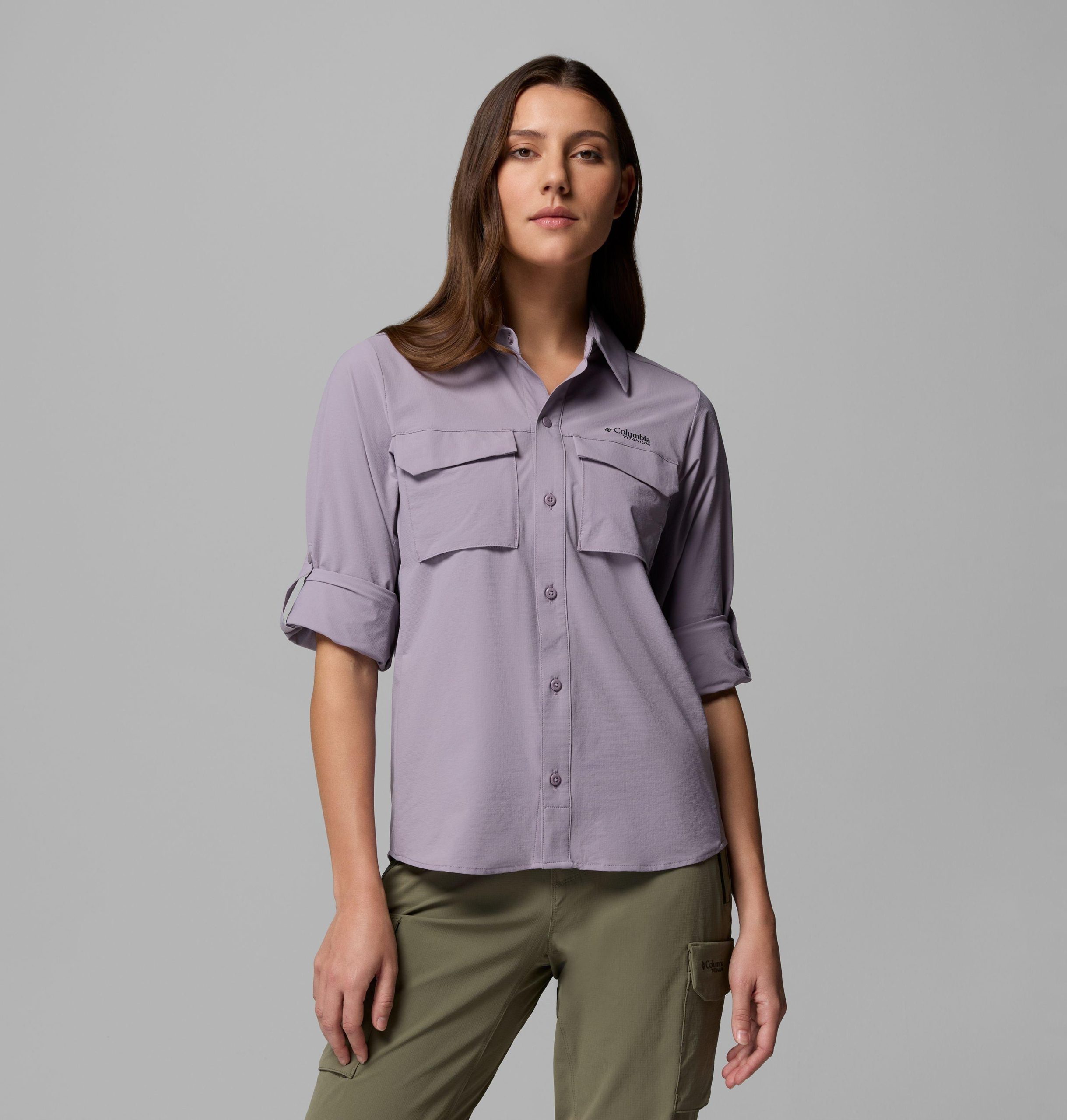 dames silver ridge elite geweven longsleeve